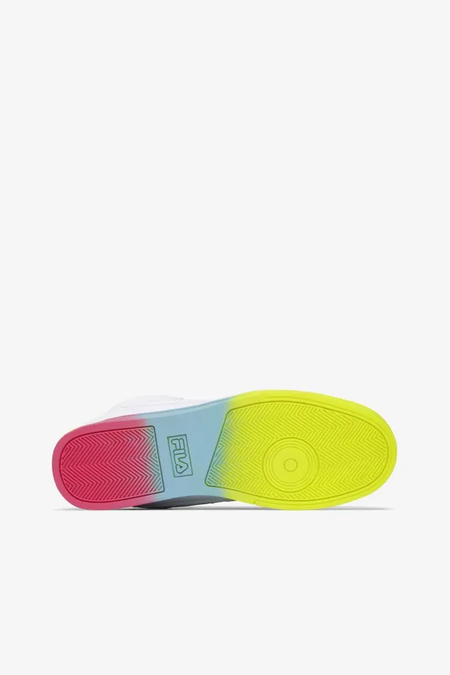 Men Fila Sneakers and Lifestyle Everge White Diva Pink Safety Yellow
