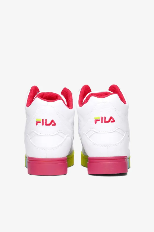 Men Fila Sneakers and Lifestyle Everge White Diva Pink Safety Yellow
