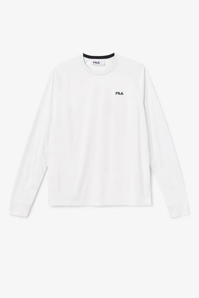 Men Fila Tops Jazam Long Sleeve Crew