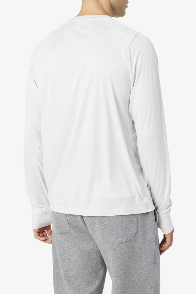 Men Fila Tops Jazam Long Sleeve Crew