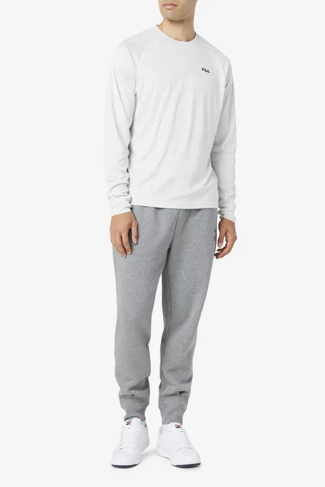 Men Fila Tops Jazam Long Sleeve Crew