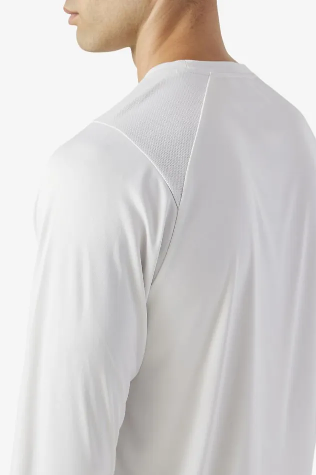 Men Fila Tops Jazam Long Sleeve Crew