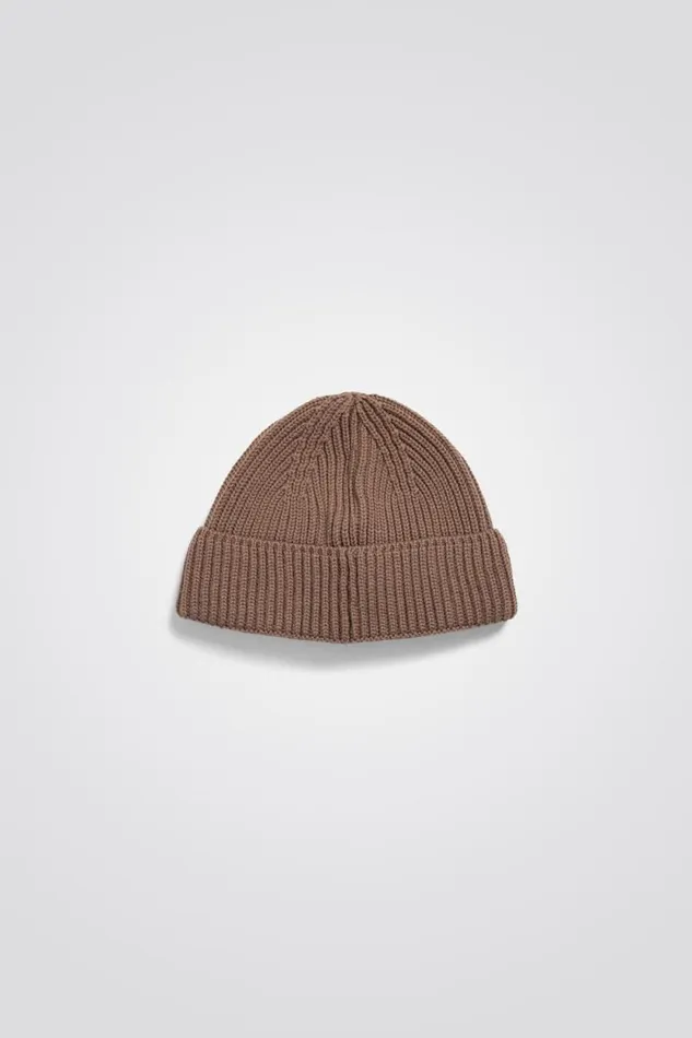 Men Fine Merino Rib Beanie Utility Khaki Norse Projects Beanies