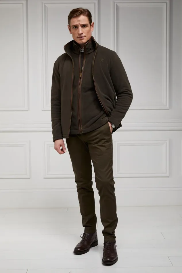 Men Fleeces Holland Cooper Country Fleece Jacket Khaki
