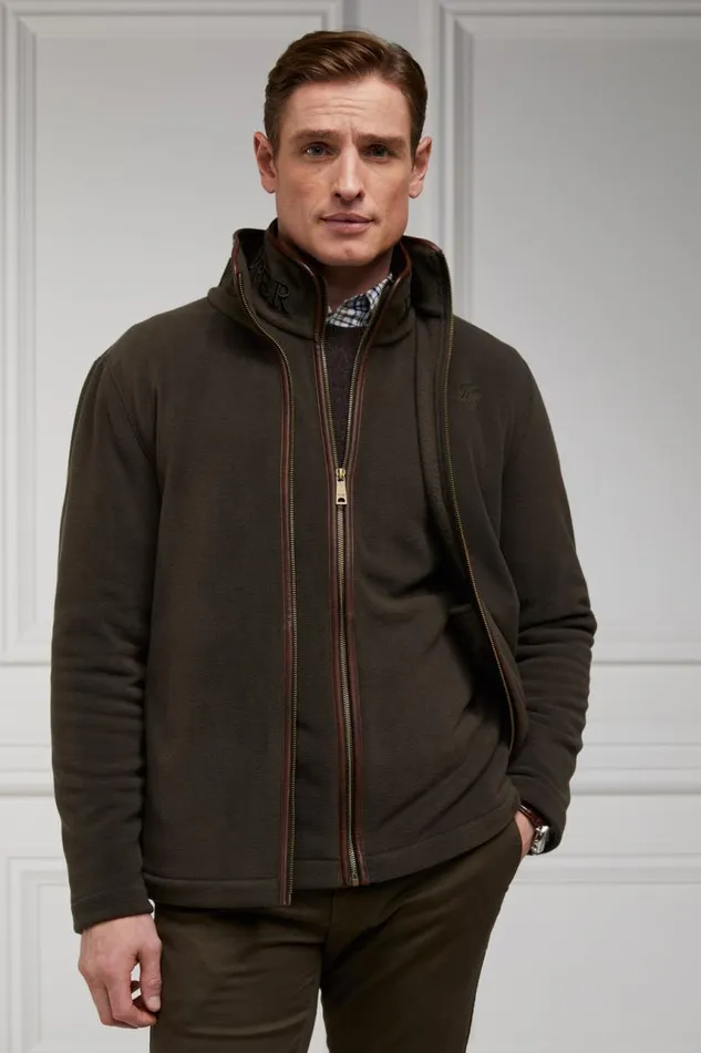 Men Fleeces Holland Cooper Country Fleece Jacket Khaki