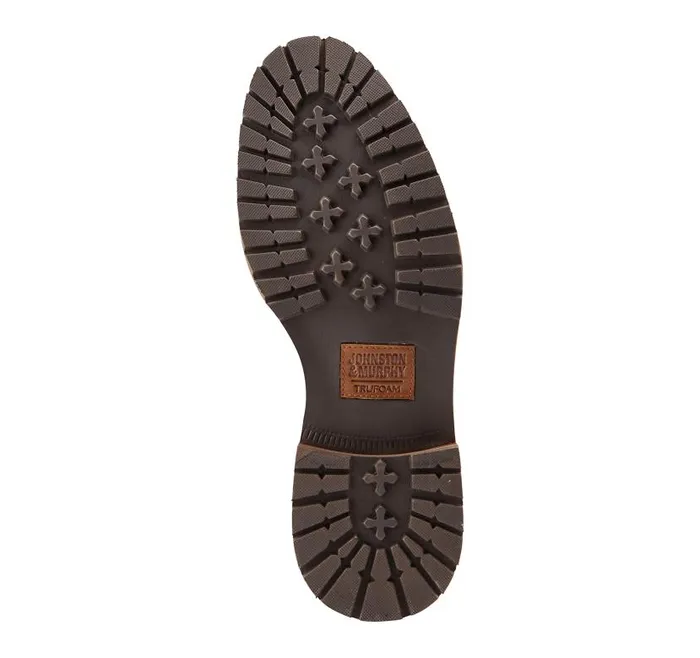 Men Johnston and Murphy Boots Barrett Moc Toe Shearling Boot Dark Brown Full Grain Men Johnston and Murphy Boots Barrett Moc Toe Shearling Boot Dark Brown Full Grain