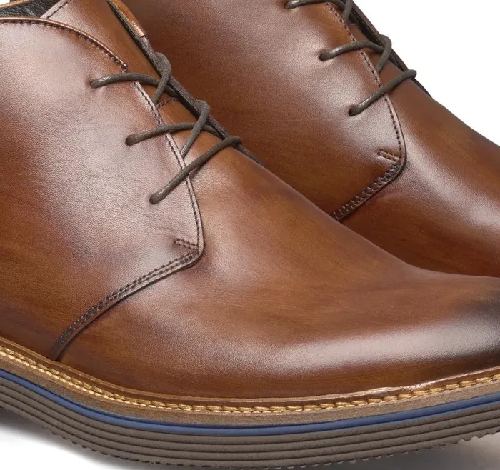 Men Johnston and Murphy Boots Jenson Chukka Boot Brown Italian Calfskin Men Johnston and Murphy Boots Jenson Chukka Boot Brown Italian Calfskin