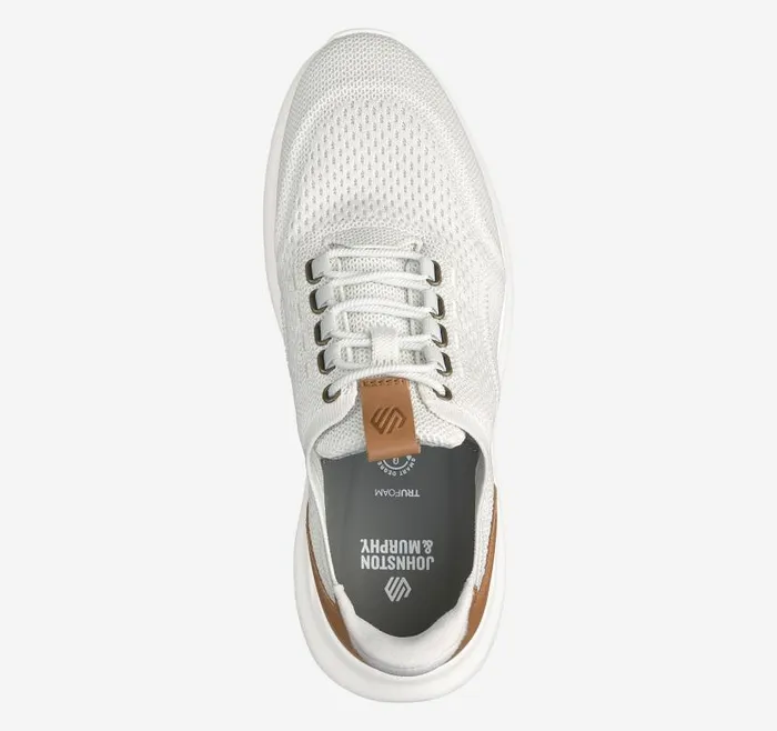 Men Johnston and Murphy LaceUps Amherst 20 Knit Plain Toe White Knit Men Johnston and Murphy LaceUps Amherst 20 Knit Plain Toe White Knit