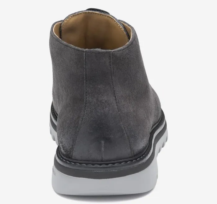 Men Johnston and Murphy LaceUps Braydon Chukka Charcoal Waxed Suede Men Johnston and Murphy LaceUps Braydon Chukka Charcoal Waxed Suede