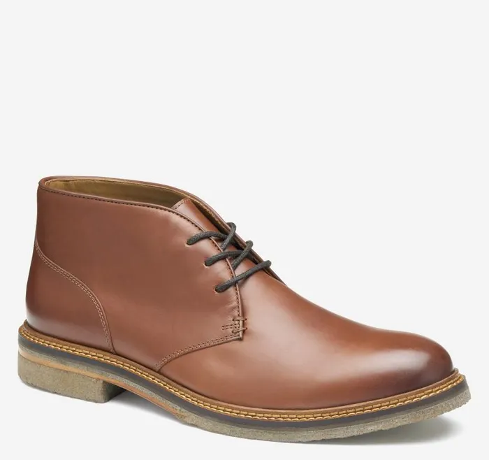 Men Johnston and Murphy LaceUps Calder Chukka Mahogany Full Grain