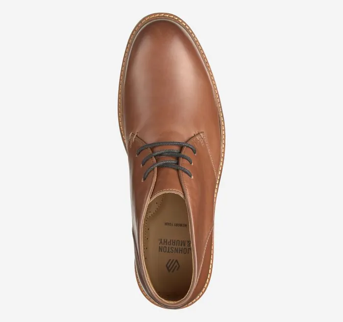 Men Johnston and Murphy LaceUps Calder Chukka Mahogany Full Grain Men Johnston and Murphy LaceUps Calder Chukka Mahogany Full Grain