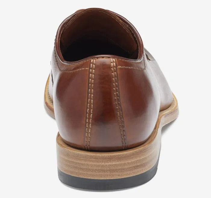Men Johnston and Murphy LaceUps Dudley Plain Toe Tan Dipdyed Calfskin Men Johnston and Murphy LaceUps Dudley Plain Toe Tan Dipdyed Calfskin