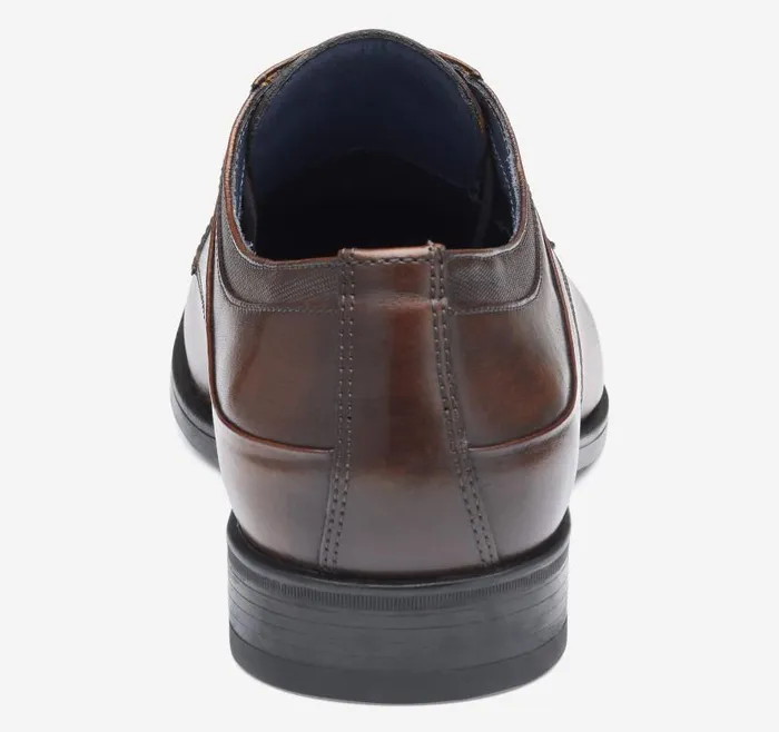 Men Johnston and Murphy LaceUps Gibbons Plain Toe Mahogany Full Grain
