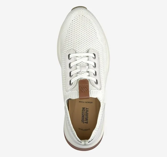 Men Johnston and Murphy LaceUps Kinnon Knit Jogger Off White Knit Men Johnston and Murphy LaceUps Kinnon Knit Jogger Off White Knit
