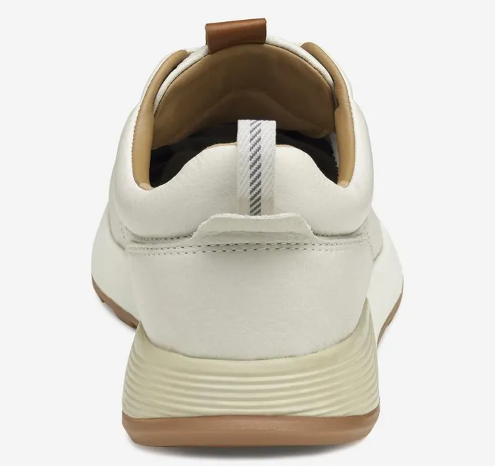 Men Johnston and Murphy LaceUps Kinnon Perfed Jogger White Full Grain Men Johnston and Murphy LaceUps Kinnon Perfed Jogger White Full Grain