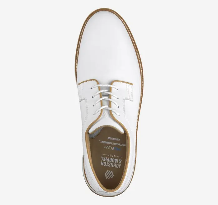 Men Johnston and Murphy LaceUps Upton GL1 Luxe Hybrid White Waterproof Full Grain Men Johnston and Murphy LaceUps Upton GL1 Luxe Hybrid White Waterproof Full Grain