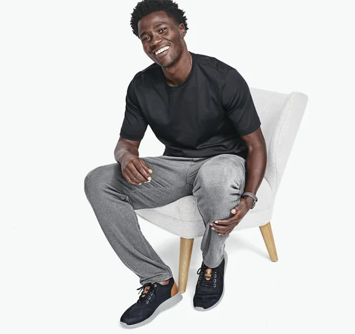 Men Johnston and Murphy Polos and Tees Essential Tee Black Men Johnston and Murphy Polos and Tees Essential Tee Black