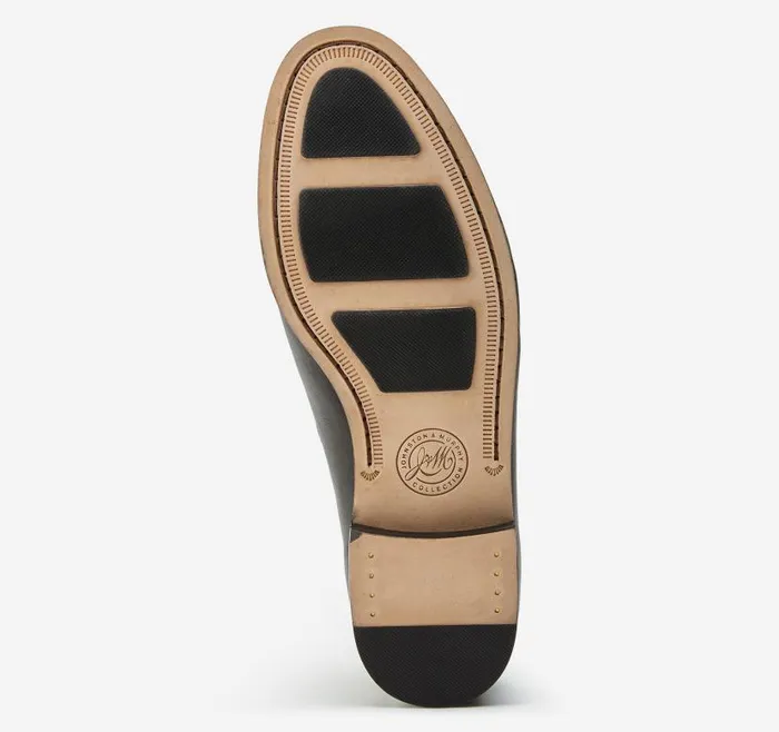 Men Johnston and Murphy SlipOns and Loafers Baldwin Bit Loafer Black Sheepskin Men Johnston and Murphy SlipOns and Loafers Baldwin Bit Loafer Black Sheepskin