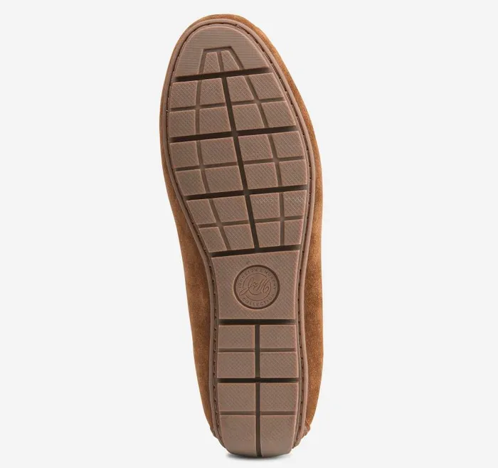 Men Johnston and Murphy SlipOns and Loafers Baldwin Driver OneEye Tie Moccasin Snuff English Suedeshearling Men Johnston and Murphy SlipOns and Loafers Baldwin Driver OneEye Tie Moccasin Snuff English Suedeshearling
