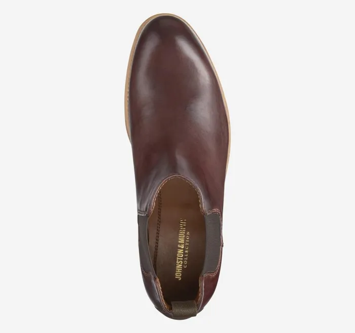 Men Johnston and Murphy SlipOns and Loafers Dudley Chelsea Boot Mahogany Dipdyed Calfskin Men Johnston and Murphy SlipOns and Loafers Dudley Chelsea Boot Mahogany Dipdyed Calfskin
