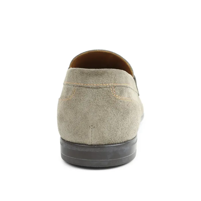 Men Loafers and Slipons Bruno Magli Silas Suede Loafer 8211 Taupe