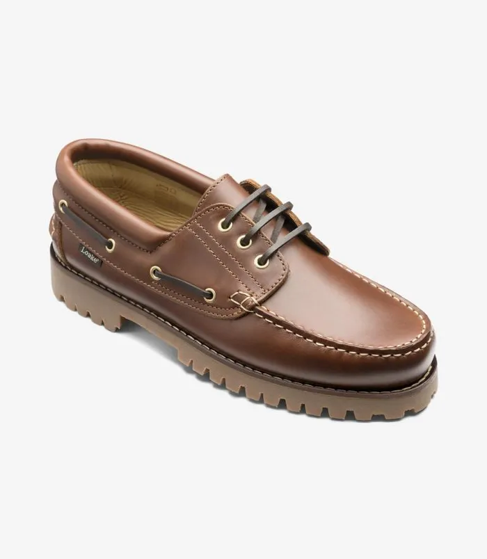 Men Loake Boat Shoes 522 Brown Men Loake Boat Shoes 522 Brown