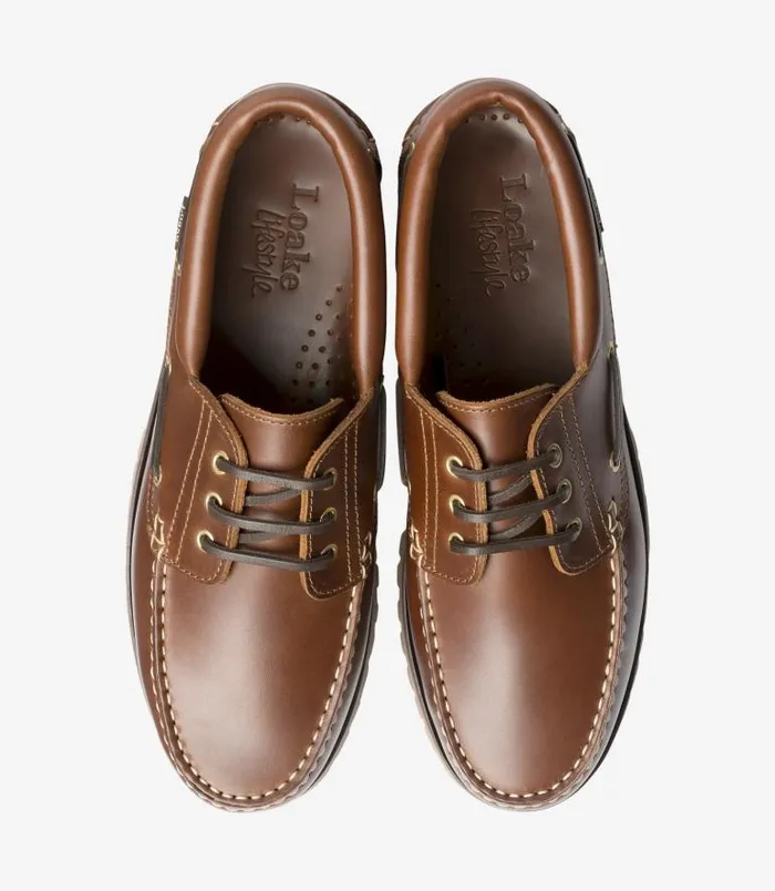Men Loake Boat Shoes 522 Brown Men Loake Boat Shoes 522 Brown