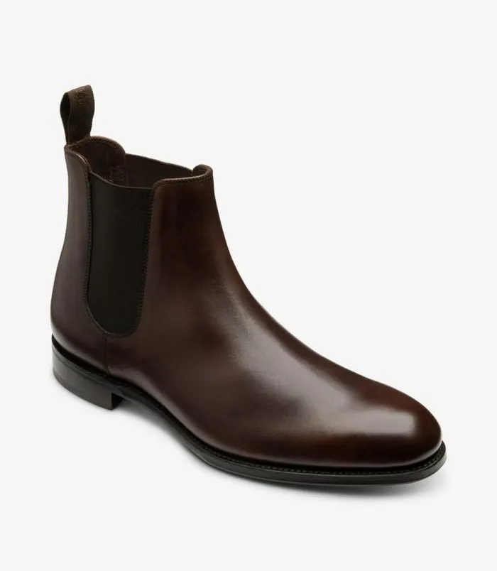 Men Loake Boots Coppergate Scorched Walnut
