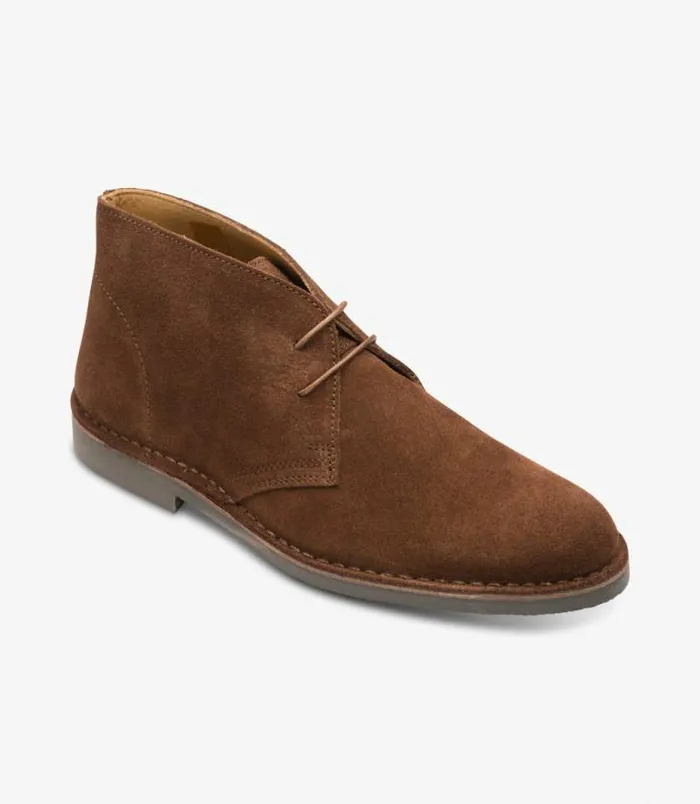 Men Loake Derby Boots Sahara Dark Brown Suede Men Loake Derby Boots Sahara Dark Brown Suede