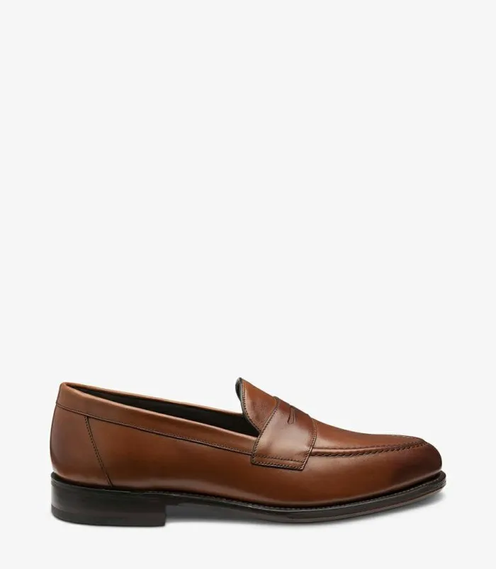 Men Loake Loafers Hornbeam Mahogany