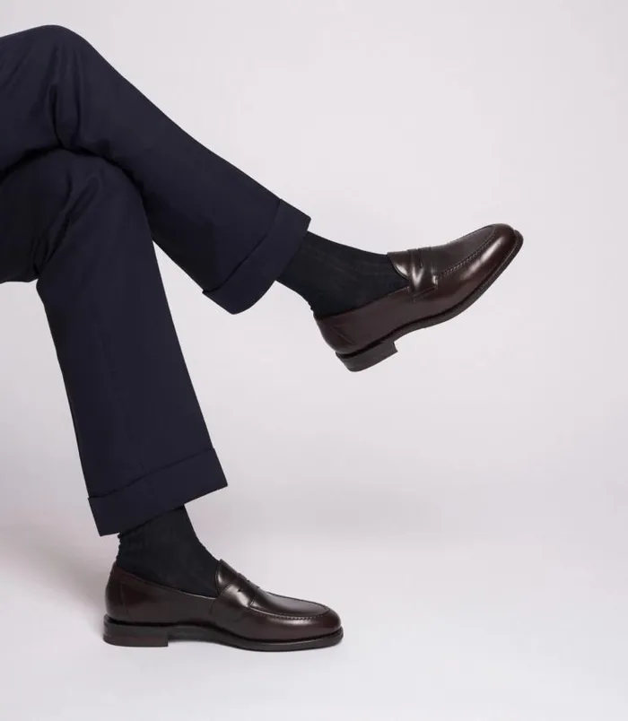 Men Loake Loafers Imperial Dark Brown Grain Men Loake Loafers Imperial Dark Brown Grain
