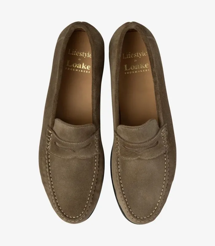 Men Loake Loafers Jefferson Flint Suede Men Loake Loafers Jefferson Flint Suede