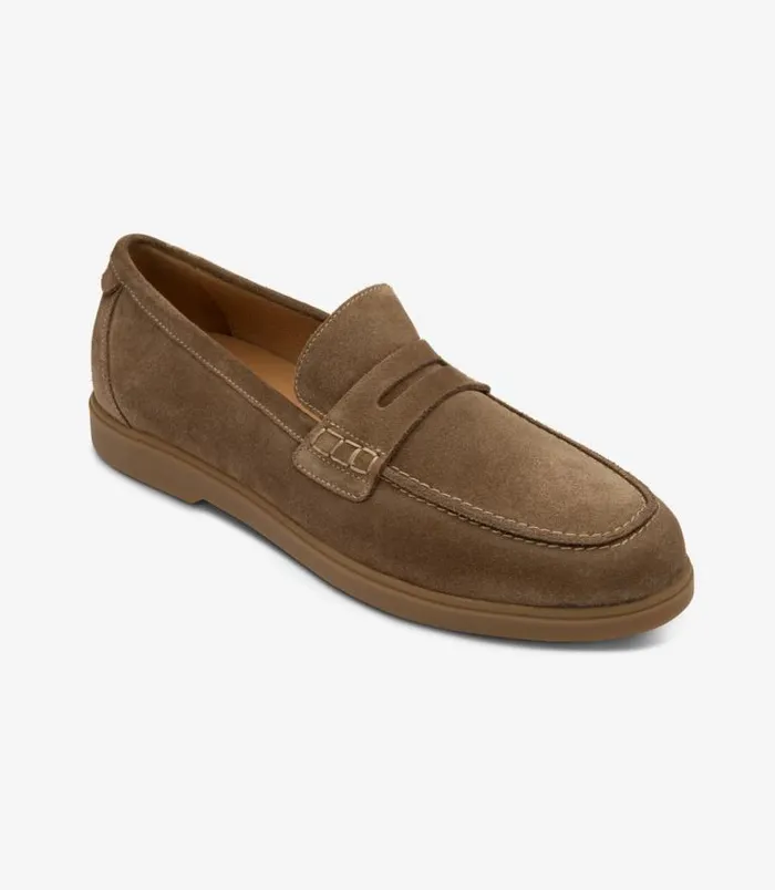 Men Loake Loafers Lucca Flint Suede Men Loake Loafers Lucca Flint Suede