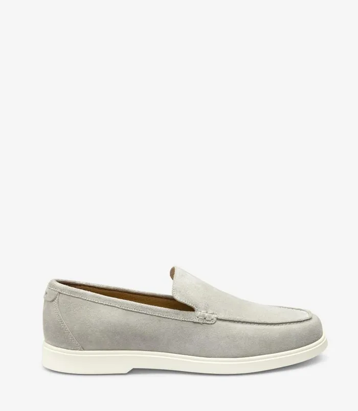 Men Loake Loafers Tuscany Stone Suede