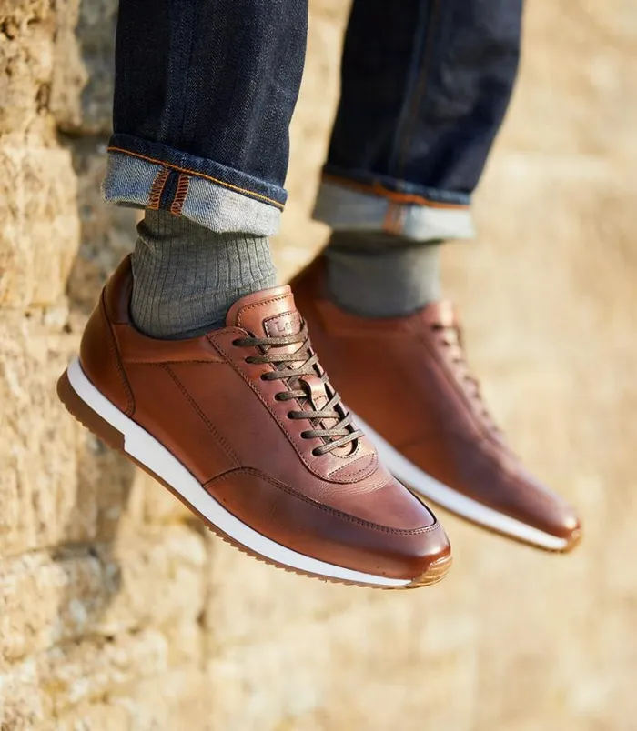 Men Loake Trainers and Sneakers Bannister Cedar Men Loake Trainers and Sneakers Bannister Cedar