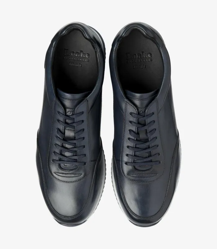 Men Loake Trainers and Sneakers Bannister Navy