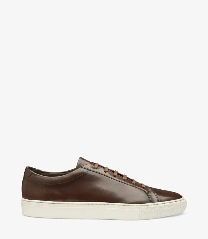 Men Loake Trainers and Sneakers Sprint Dark Brown