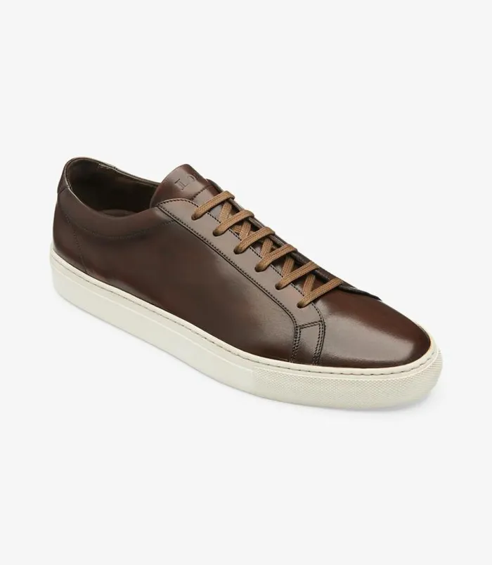Men Loake Trainers and Sneakers Sprint Dark Brown