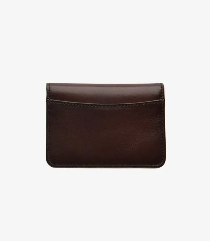 Men Loake Wallets Card Holders Fenchurch Card Holder Dark Brown