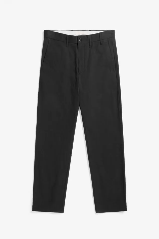 Men Norse Standard Chino Black Norse Projects Trousers