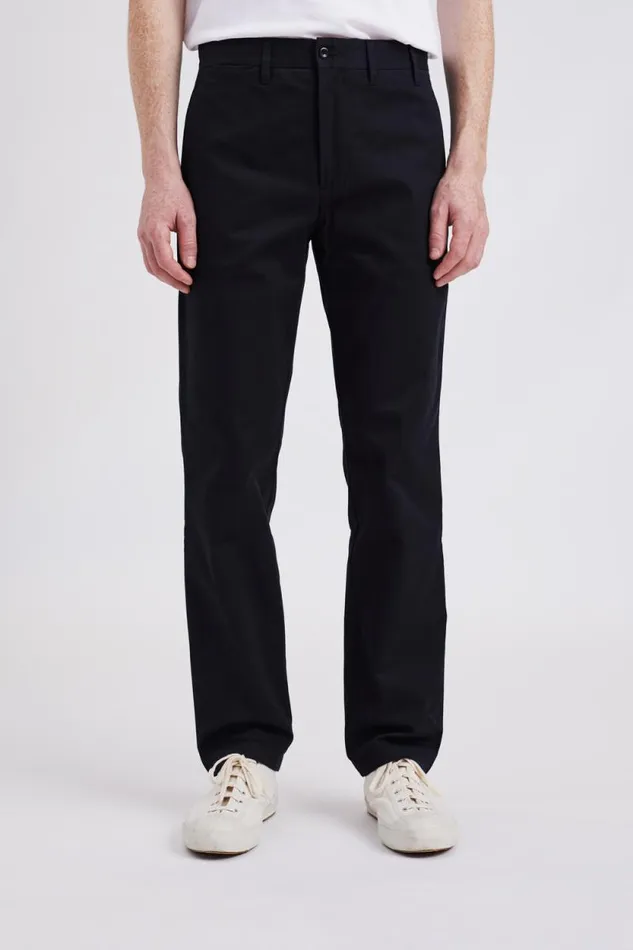Men Norse Standard Chino Black Norse Projects Trousers
