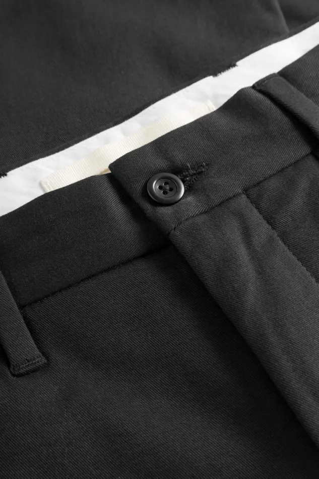 Men Norse Standard Chino Black Norse Projects Trousers