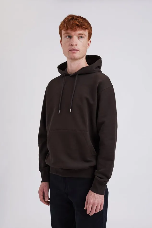 Men Norse Standard Hoodie Espresso Norse Projects Sweatshirts