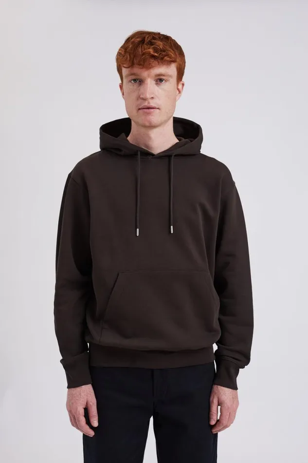 Men Norse Standard Hoodie Espresso Norse Projects Sweatshirts