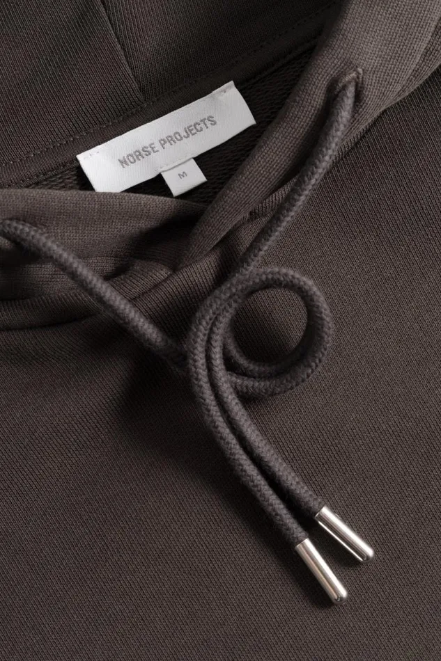 Men Norse Standard Hoodie Espresso Norse Projects Sweatshirts