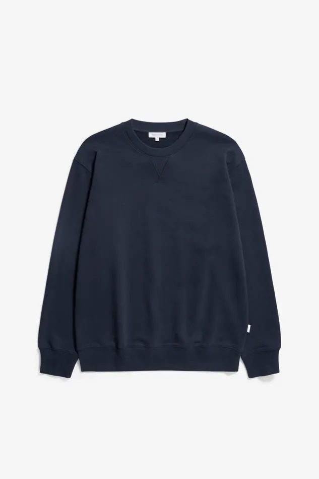 Men Norse Standard Sweatshirt Dark Navy Norse Projects Sweatshirts