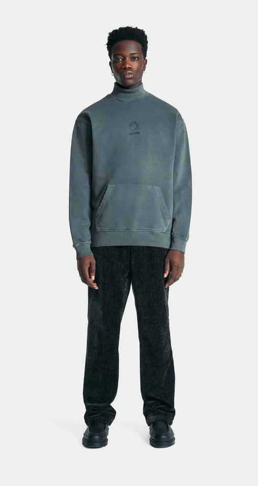 Men Obsidian Black Buffering Oversized Sweater Daily Paper Hoodies and Sweaters Men Obsidian Black Buffering Oversized Sweater Daily Paper Hoodies and Sweaters
