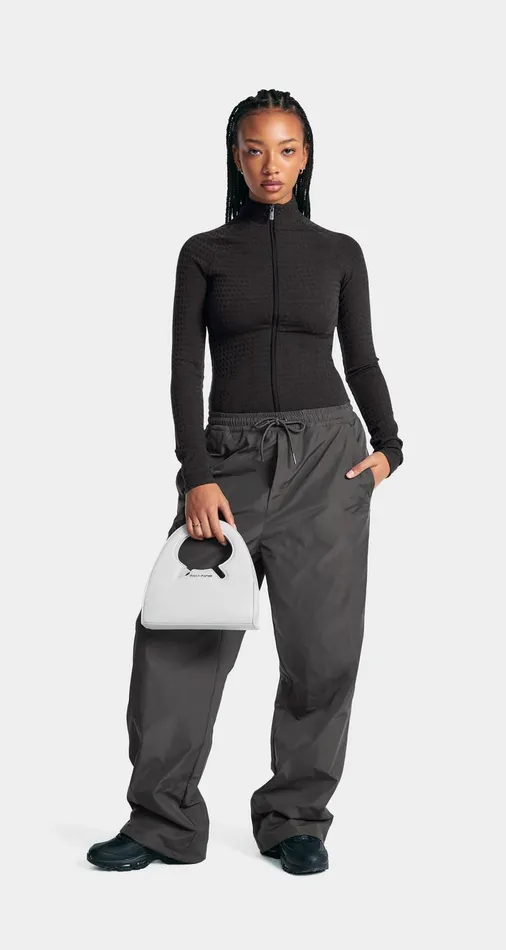 Men Obsidian Black Taye Logo Trackpants Daily Paper Pants Men Obsidian Black Taye Logo Trackpants Daily Paper Pants