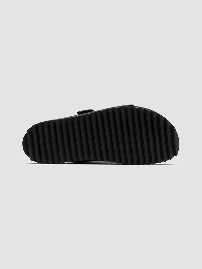 Men Officine Creative Footwear AGORA039 002 Black Leather Sandals Men Officine Creative Footwear AGORA039 002 Black Leather Sandals