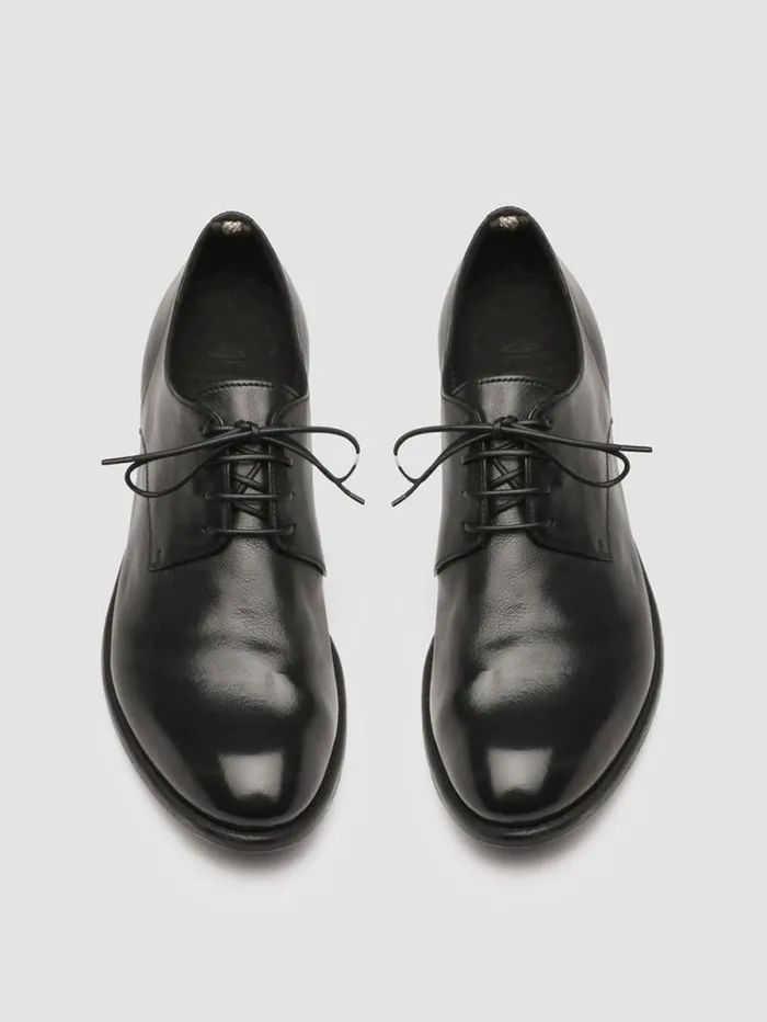 Men Officine Creative Footwear ARC 515 Black Leather Derby Shoes